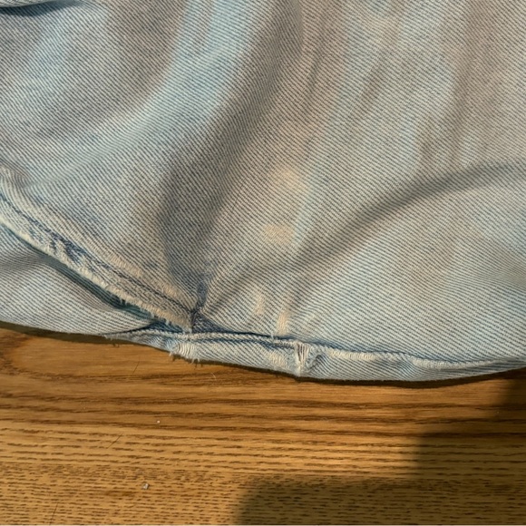 Sézane Light Blue Denim Shorts - Picture 7 of 8